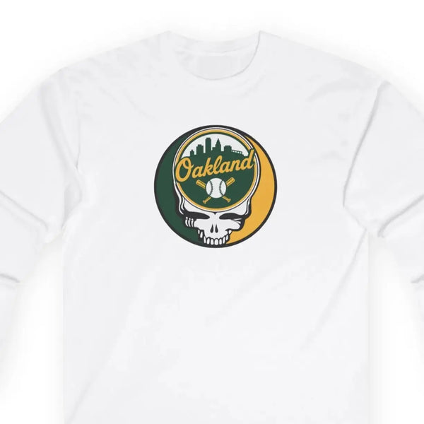 Grateful Dead - Oakland A's Grateful Dead Long Sleeve Tee - MLB - StealieShop